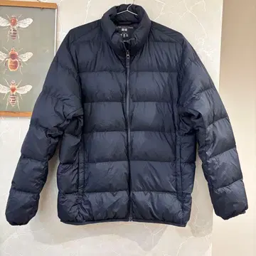 유니클로 울트라 라이트 다운 자켓 3D 컷 네이비 L