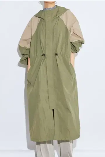 Lui's FEMME(루이스 팜) 여성용 바이컬러 모즈 코트