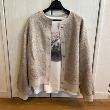 어반 리서치 도어스 베이지 캐주얼 블루종