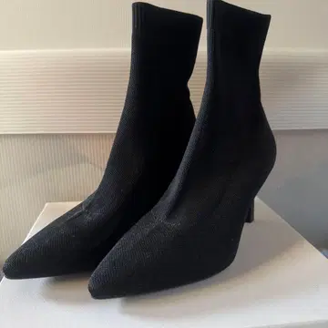 RANDA 소프트 스트레치 니트 삭스 부츠 블랙 M 사이즈