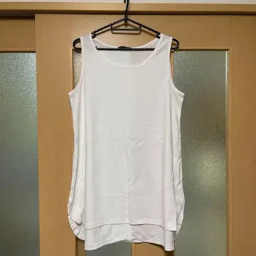 아쿠아 가레지 레이어드 탱크탑 LL 화이트