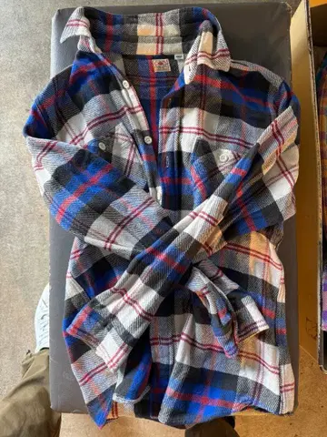 슈가케인 플란넬 셔츠 사이즈 M