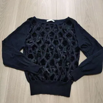 M premier 블랙 니트 스웨터