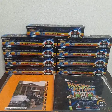 백 투 더 퓨처 복권 G상 아트 포스터 세미 컴프 세트