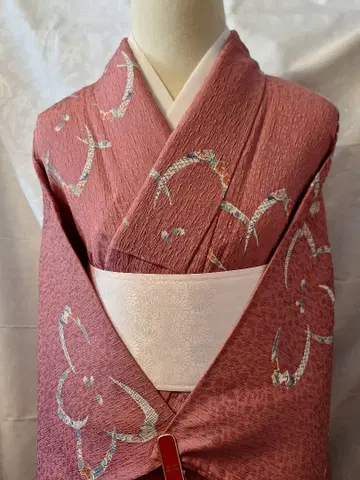 꽃무늬 핑크 코몬 워셔블 기모노