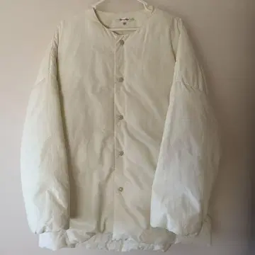 MOUSSY 아이보리 다운 자켓 F