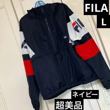 컨디션 최상 휠라 나일론 자켓 네이비 L 속기모 남녀 공용