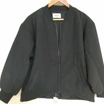 여성용 블랙 블루종 L 사이즈