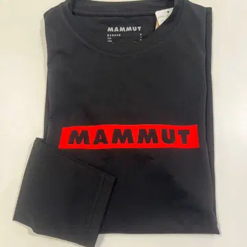 미사용 새상품 MAMMUT 블랙 T셔츠 일본 M사이즈