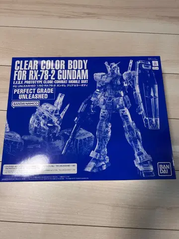 RX-78-2 건담 클리어 컬러 바디 PG