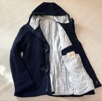 미스터 릭테일러 [46] 니트 더플 코트 후디 이탈리아제