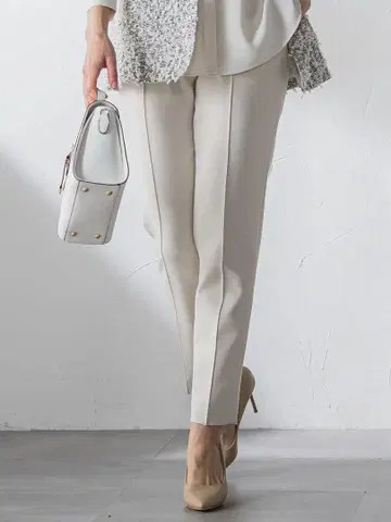 Viaggio Blu 크리스텔 크로스 테이퍼드 팬츠