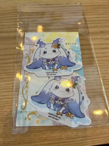 니지산지 HANA BIYORI 하나카게노유 콜라보 스티커 룬룬