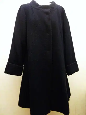 TABASA 블랙 A라인 롱 코트 ( L )