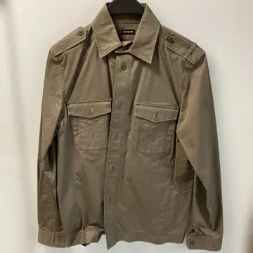 UNTITLED MEN 카키 긴팔 셔츠