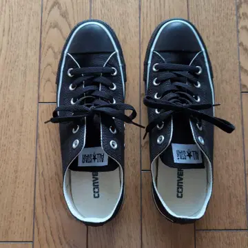 컨버스 올스타 블랙 로우컷 스니커즈