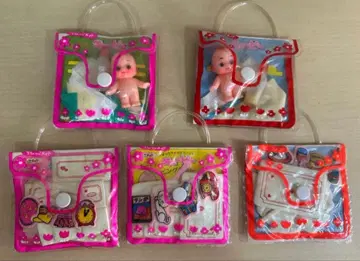 쇼와 레트로 꼬마 메이트 큐피 패션 인테리어 5종 당시 물품