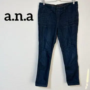 a.n.a 리버서블 다크 블루 스키니 여성용 청바지