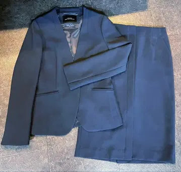 네이비 수트 셋업