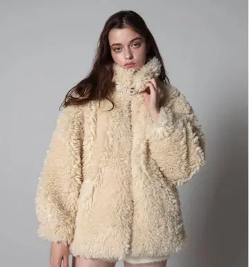 epine sheep mouton coat 무스탕 코트 푸들 코트