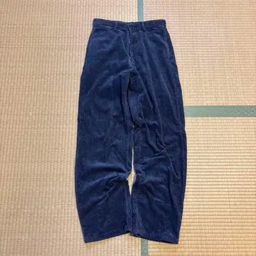 EDWIN 코듀로이 와이드 팬츠 네이비