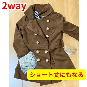 [ d.i.a ] 2way 트렌치코트 숏 기장 자켓 숏코트