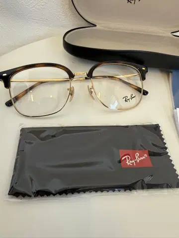 레이밴 브라운 골드 안경
