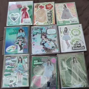 Yui Sakurai 아크릴 스탠드 9개 세트