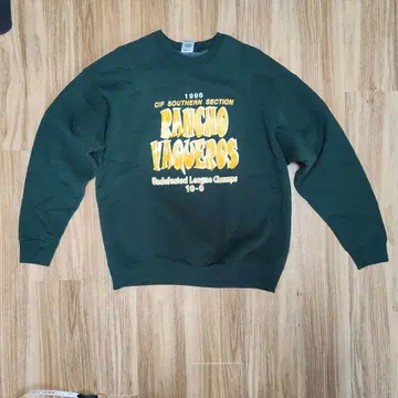 프룻 오브 더 룸 그린 맨투맨 XL 새상품급