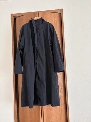 무인양품 발수 후드 부착 코트