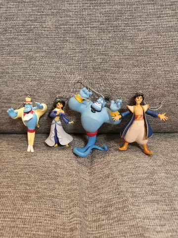 디즈니 오너먼트 알라딘 세트