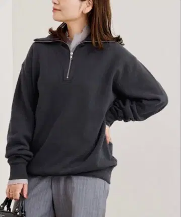 하프 지퍼 맨투맨 저널 스탠다드