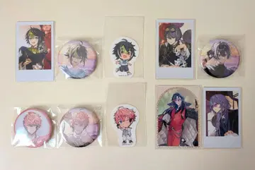 니지산지 캔뱃지 스티커 카드 묶음 판매