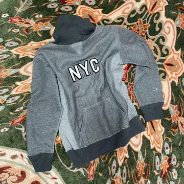 Champion N.Y.C. 하이넥 스웨터 M 그레이