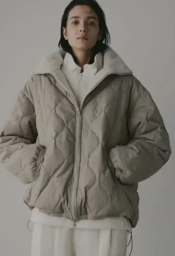 TAION x MANOF 마노프 리버서블 다운 보아 자켓