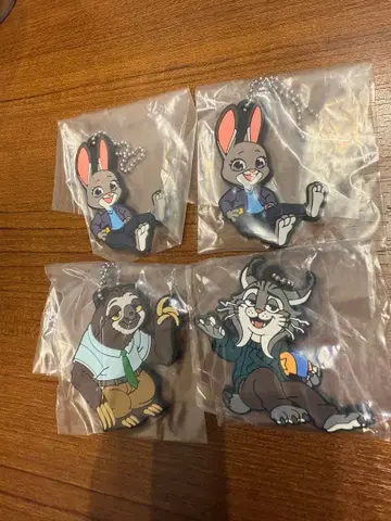 주토피아2 가챠가챠 4개 세트