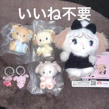 mikko 캐릭터 마스코트 피규어 BLACK RIBBON