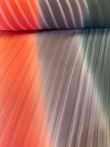 산사이염공업 주식회사 플리츠 기모노 원단