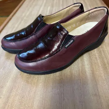 메피스토 mobils 로퍼 us7 EUR4.5 24cm 와인 레드