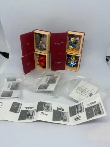 디즈니 아트전 한정판 북 아트 컬렉션 4개