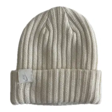 Nike 크림색 니트 모자 프리 사이즈 새상품급