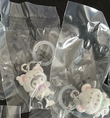 산리오 포근포근 스노우 표시 액세서리 쿠로미 포차코 가챠가챠