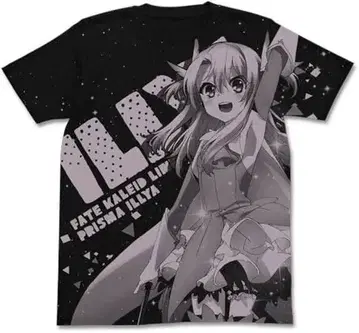 프리즈마 이리야 츠바이 헤르츠! 이리야 T셔츠 블랙 L 사이즈