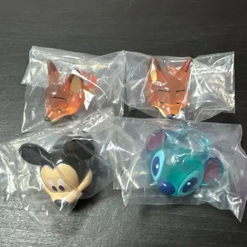 미키 스티치 닉 캡슐 토이 세트 반지