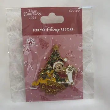 [미사용 새상품] 디즈니 크리스마스 2025 핑 배지