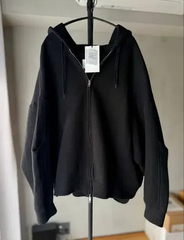 ssstein DOUBLE KNIT TUCKED ZIP HOODIE