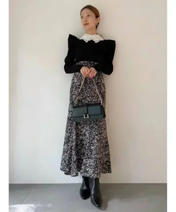 새상품 스나이델 패널 바리에 머메이드 스커트0 프레이 아이디