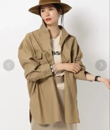 BABYLONE 밀리터리 오버 셔츠 F