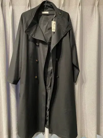 SENSE OF PLACE 블랙 트렌치코트 One