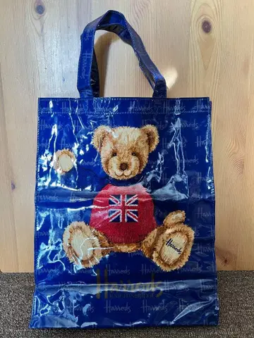 Harrods 토트백 대 네이비